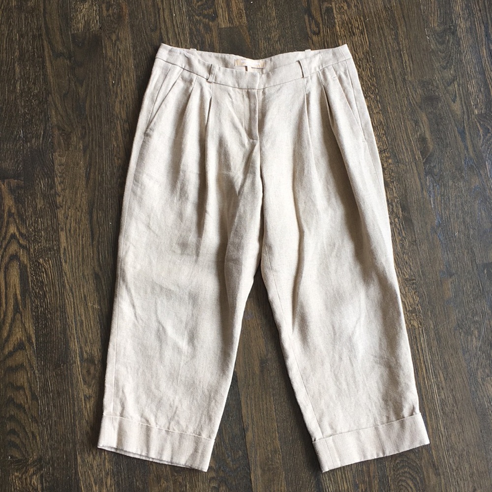 Michael Kors Linen Capri Pants
